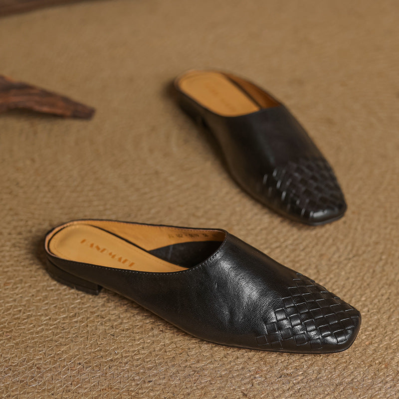 Maureen Genuine Leather Mules