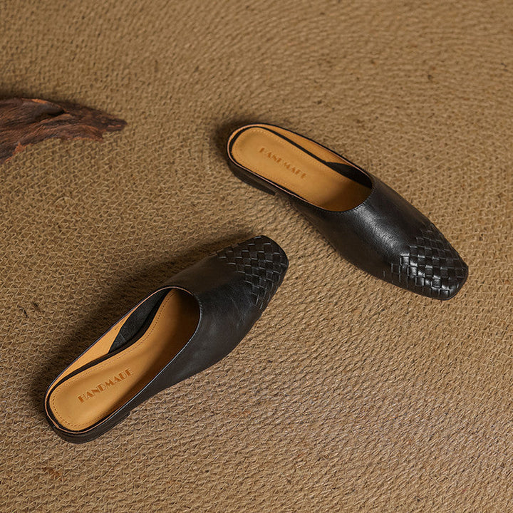 Maureen Genuine Leather Mules