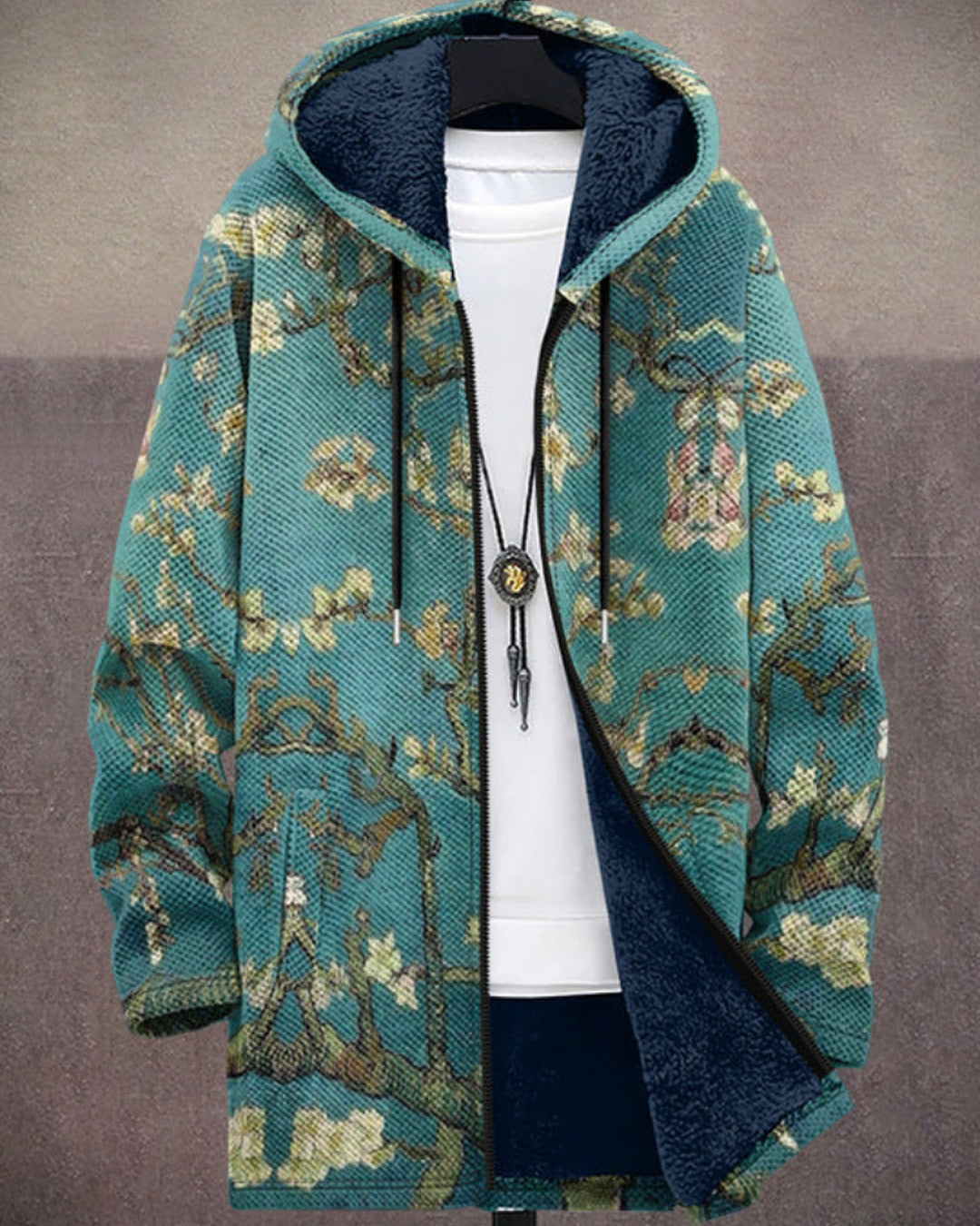 Evelyn | Luxury, artistically inspired zip-up hoodie