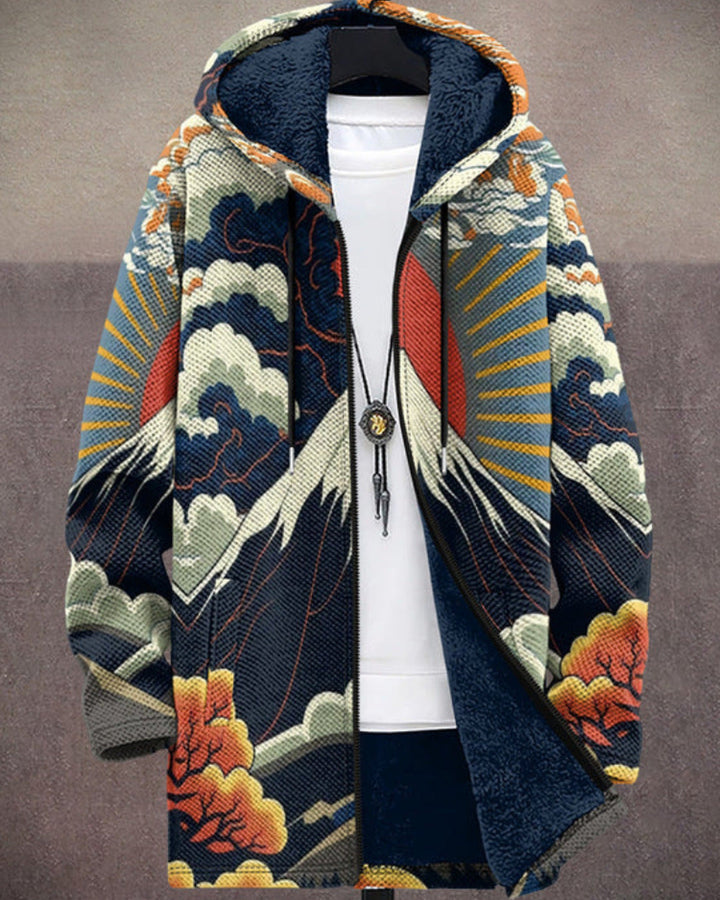 Viviana | Luxurious, artistically inspired zip-up hoodie