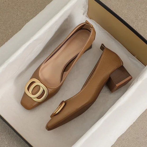 Opium Crest Heels Black