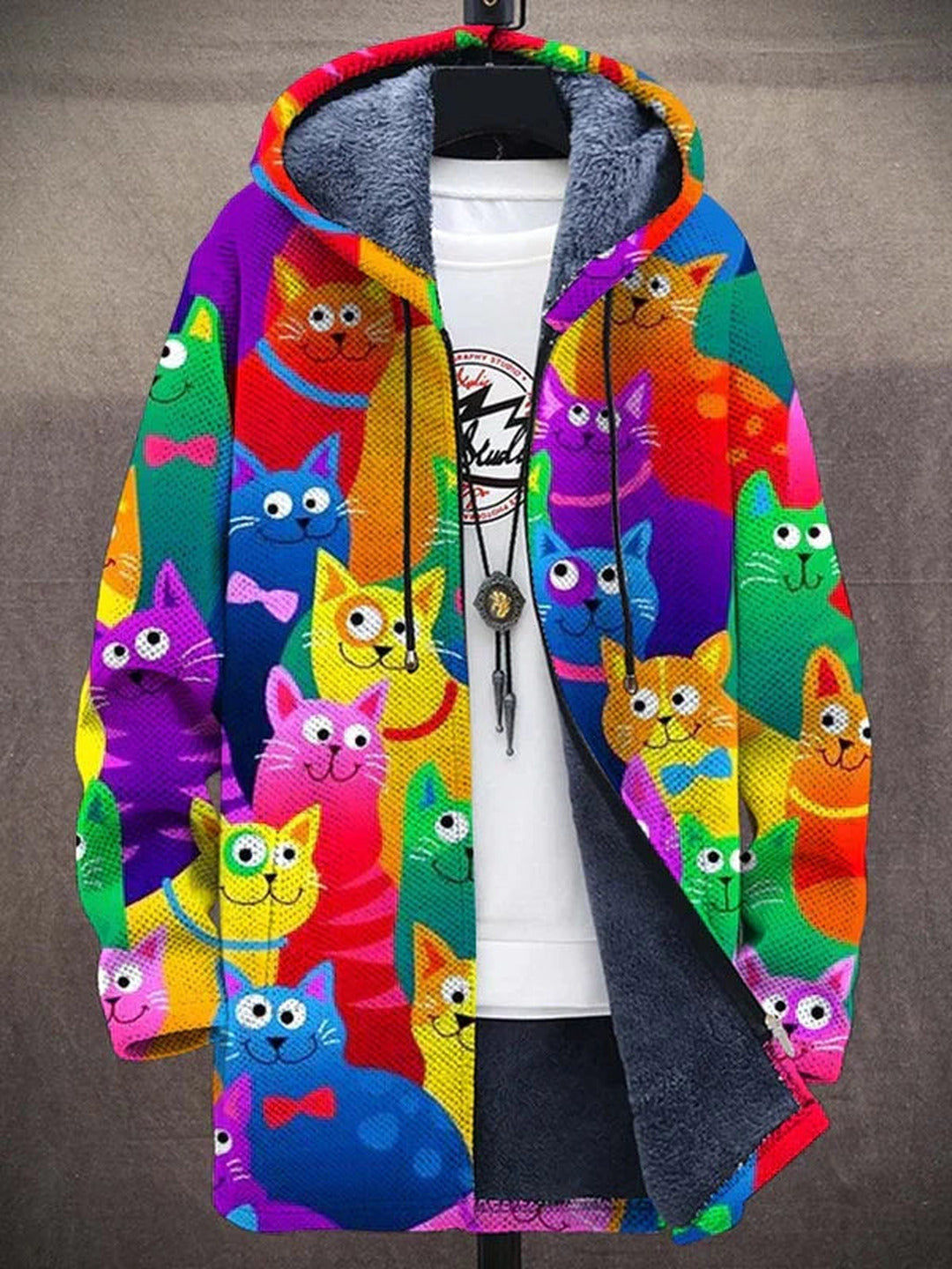 Madeline | Luxurious, artistically inspired zip-up hoodie