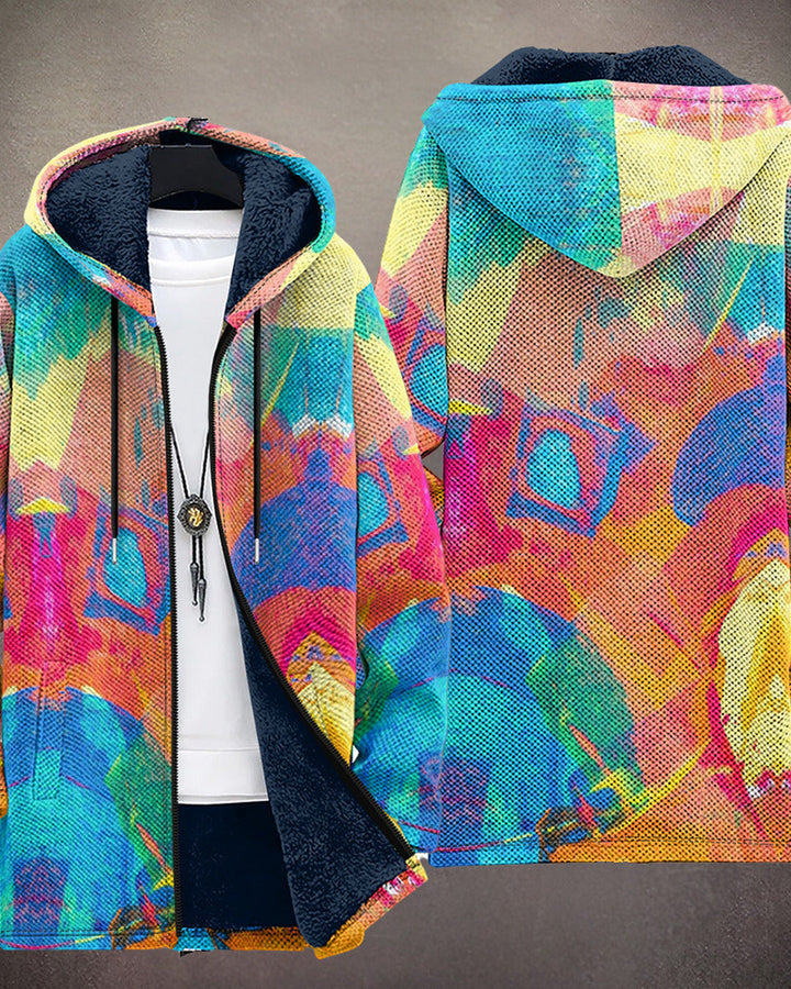 Rachel | Luxurious, artistically inspired zip-up hoodie