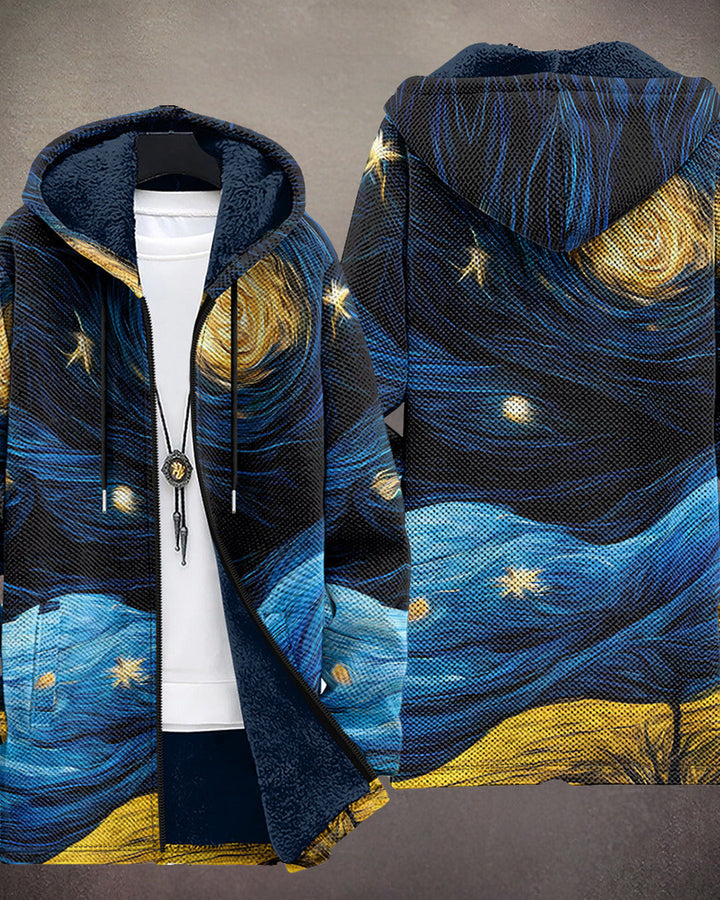 Louise | Luxurious, artistically inspired zip-up hoodie