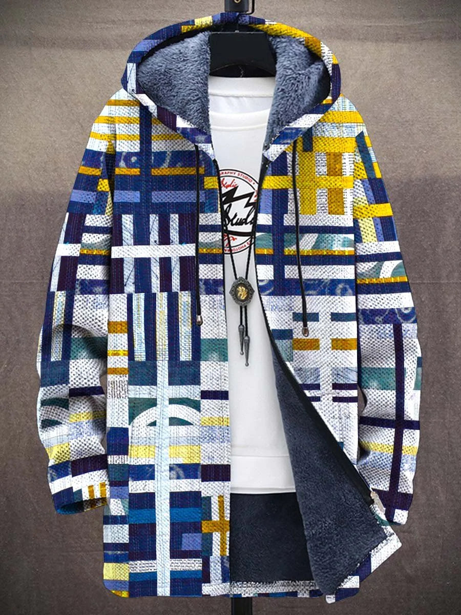 Mafalda Plaid Art Coat – front
