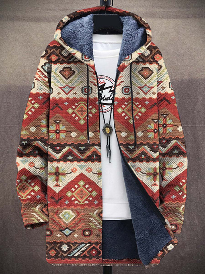 Apolline Aztec Art Coat – front