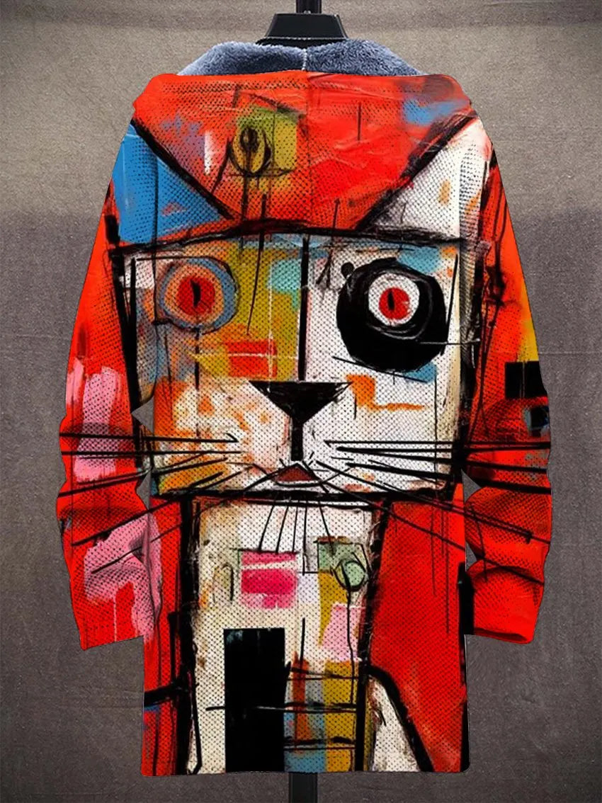 Darla Expressionist Art Coat – back
