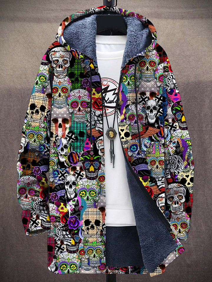 Iris Calavera Art Coat – front