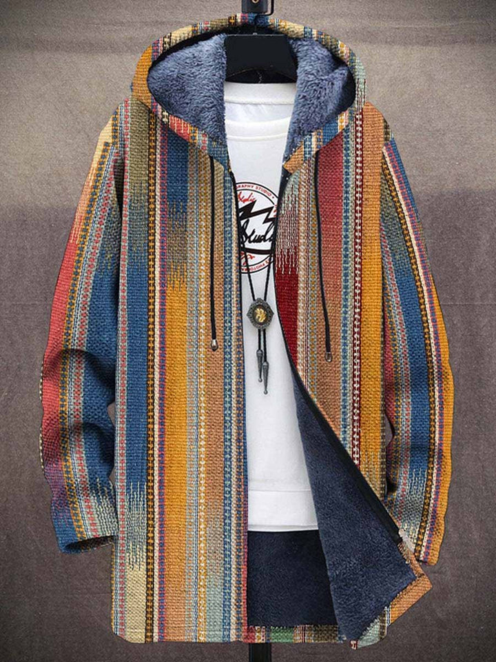 Maxine Serape Art Coat – front