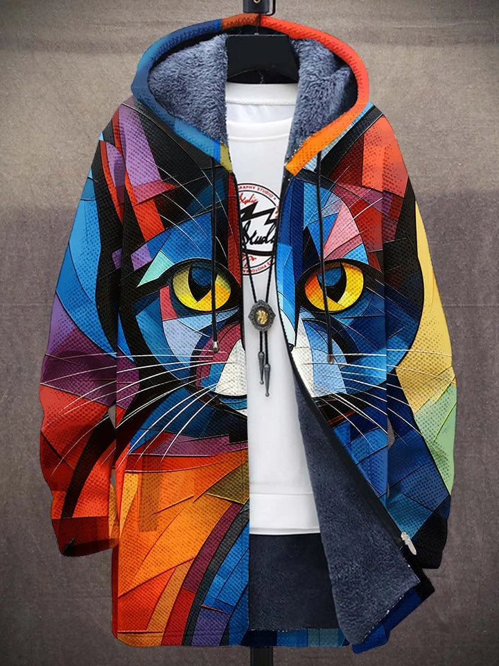 Eloise Cubist Art Coat – front