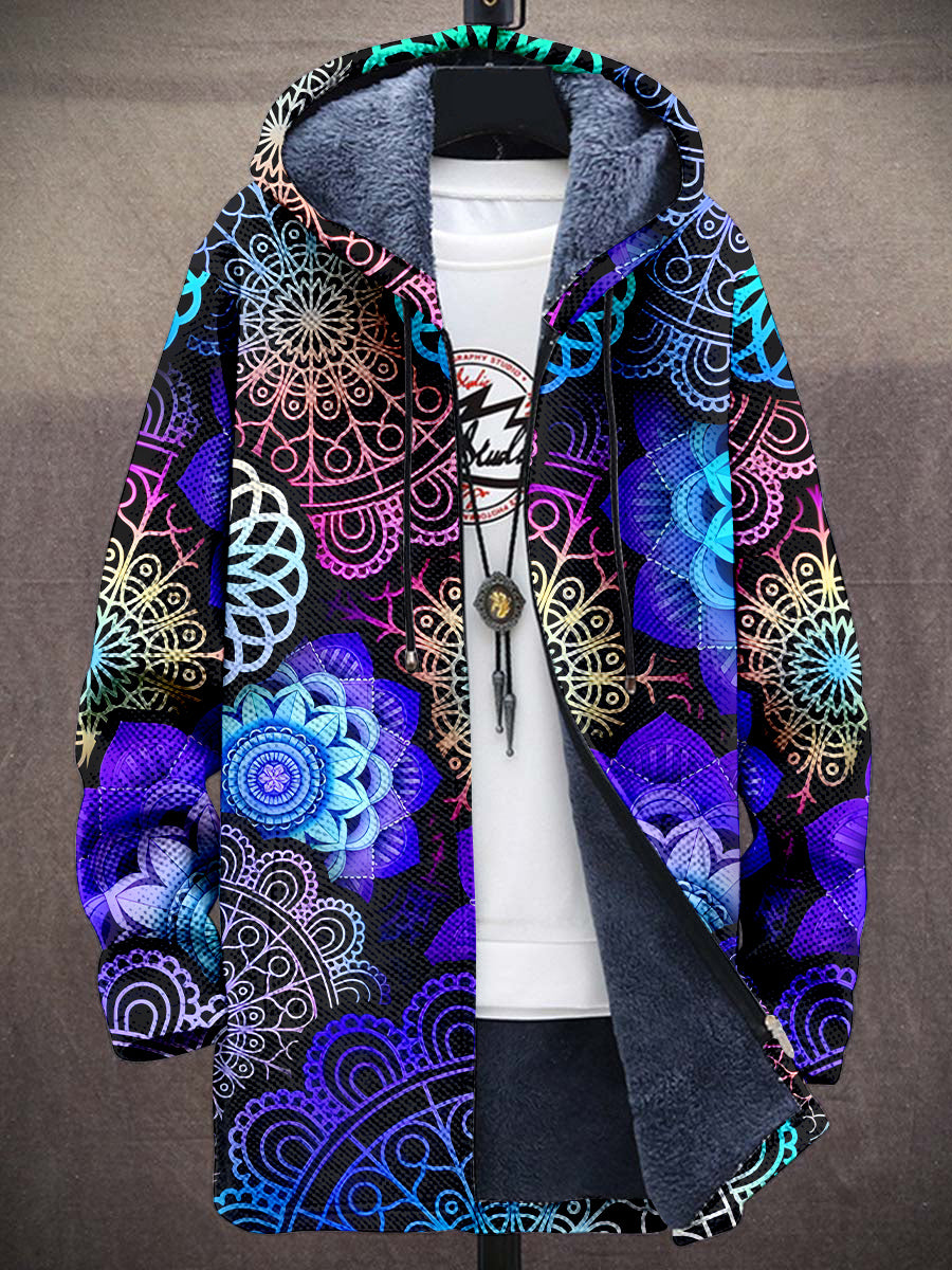 Madeleine Mandala Art Coat – front