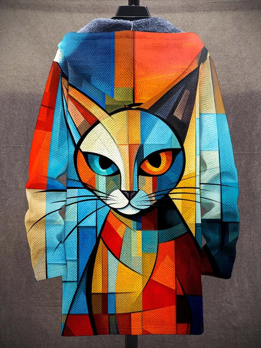 Annalise Cubist Art Coat – back