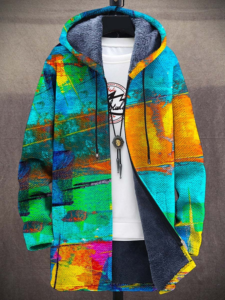 Astrid Painterly Art Coat – front