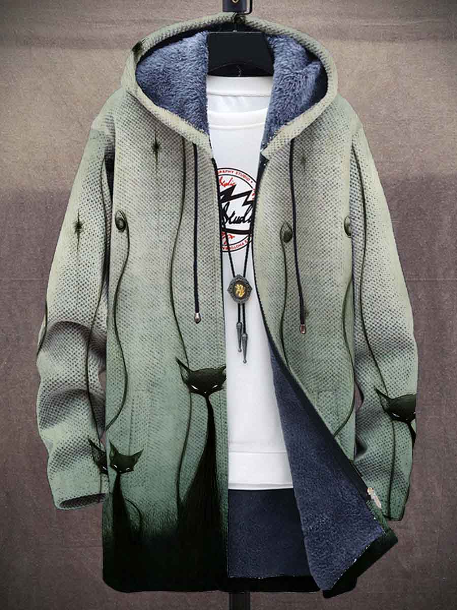 Evangelina Whimsical Art Coat – front
