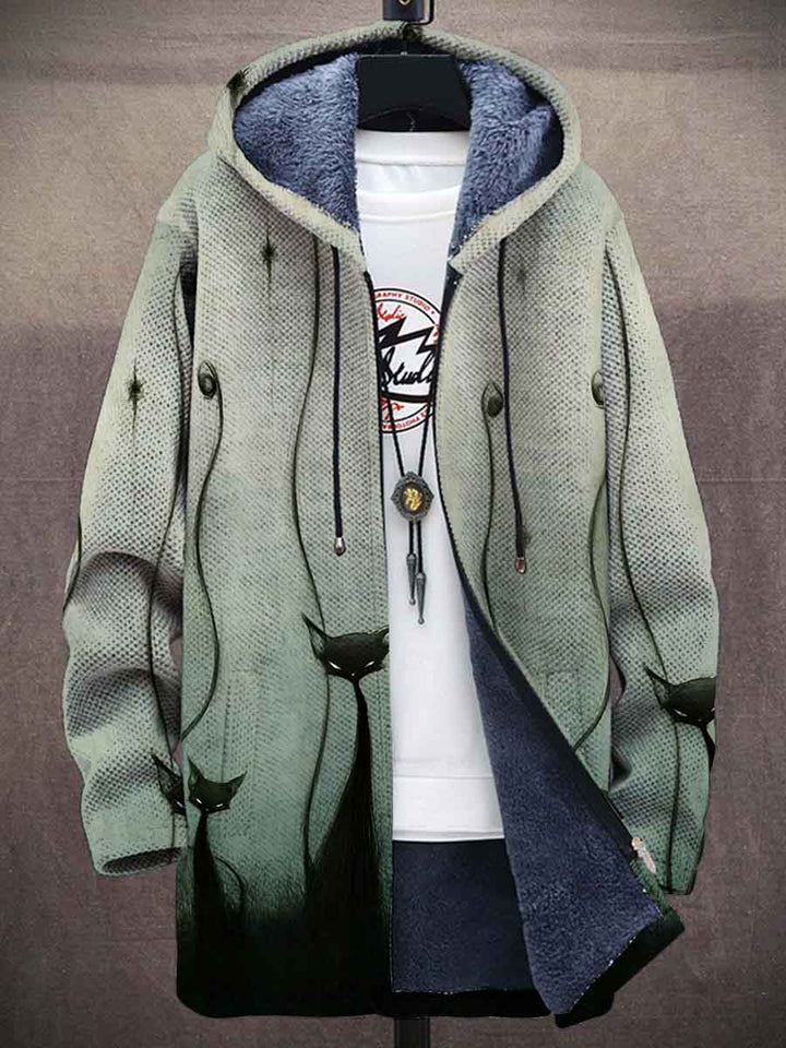 Evangelina Whimsical Art Coat – front