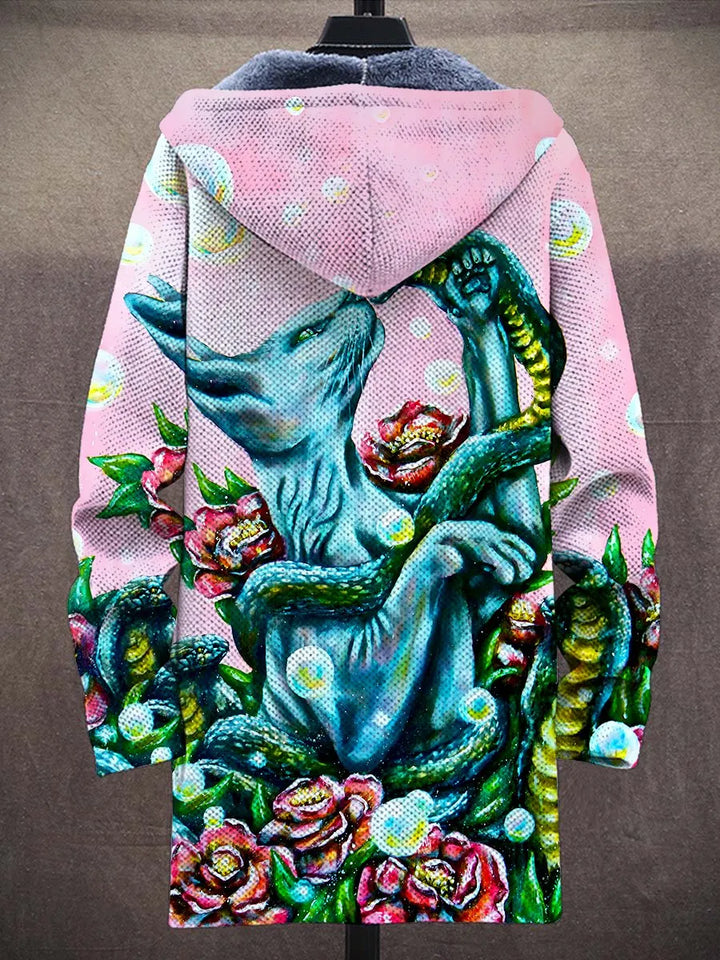 Rafaela Whimsical Art Coat – back
