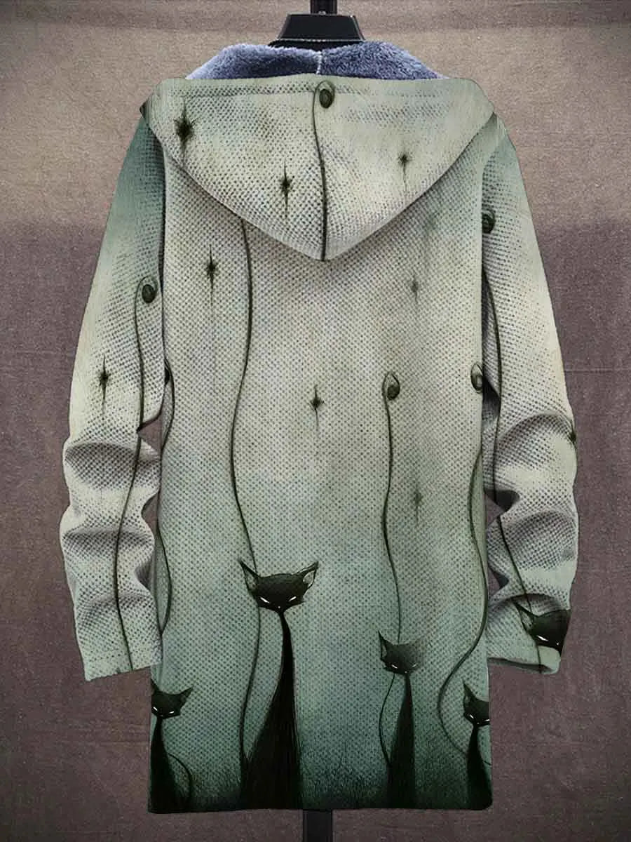 Evangelina Whimsical Art Coat – back