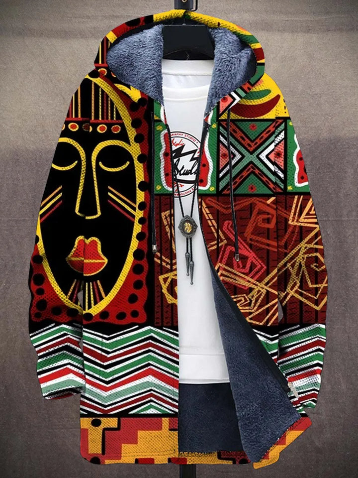 Everly Tribal Art Coat – front