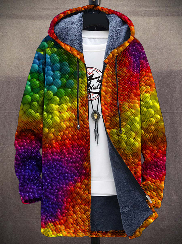 Yara Rainbow Art Coat – front