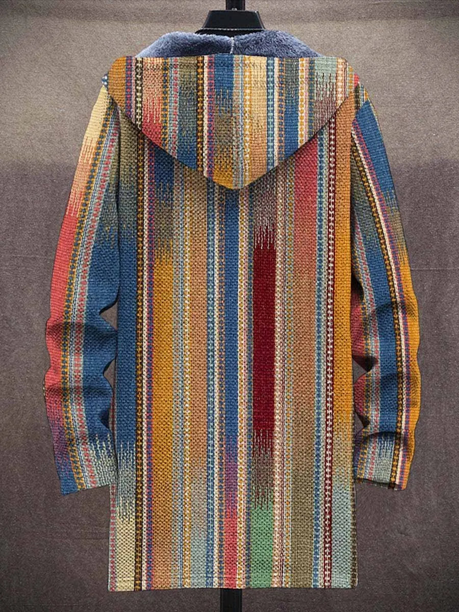 Maxine Serape Art Coat – back