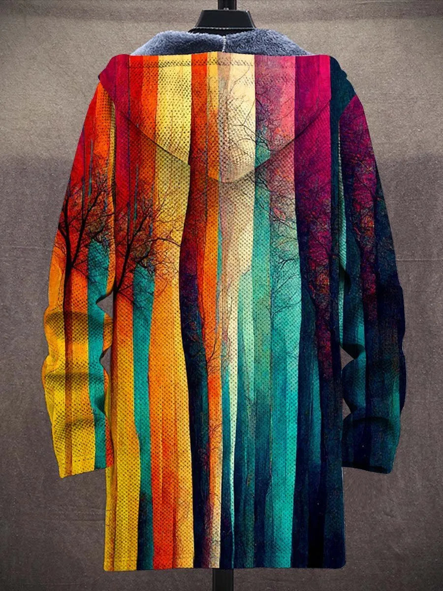 Leonora Sunset Art Coat – back