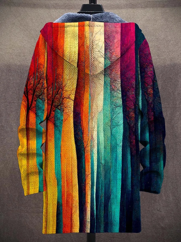 Leonora Sunset Art Coat – back