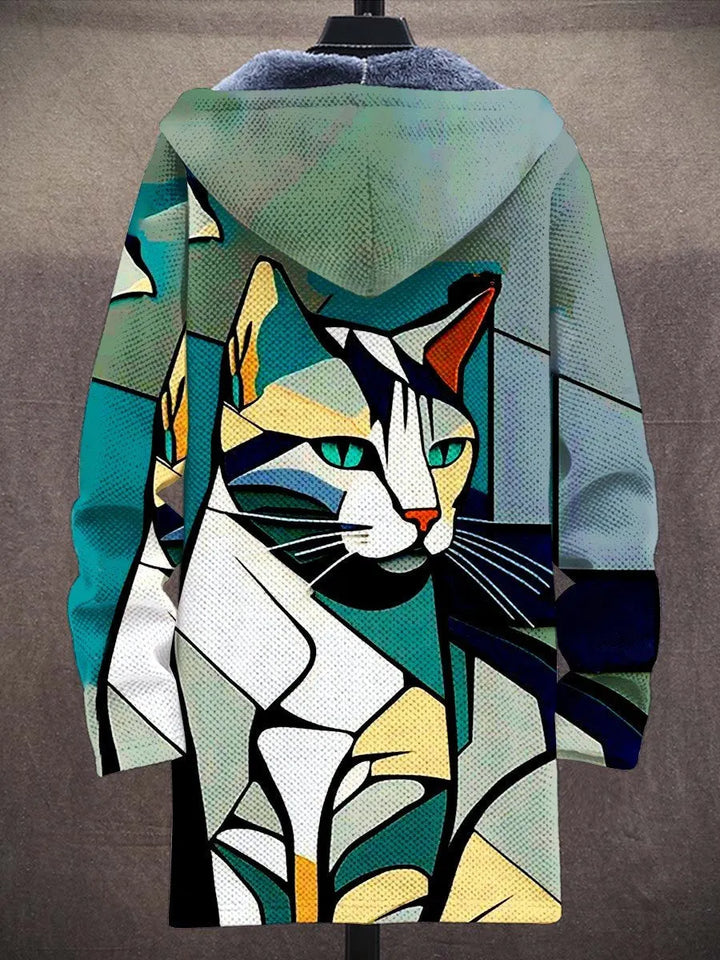 Annika Mosaic Art Coat – back