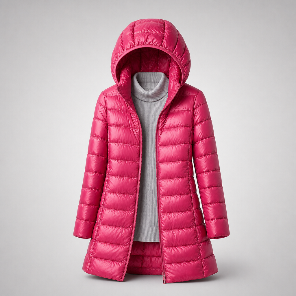 The Clara jacket in Burgundy Red