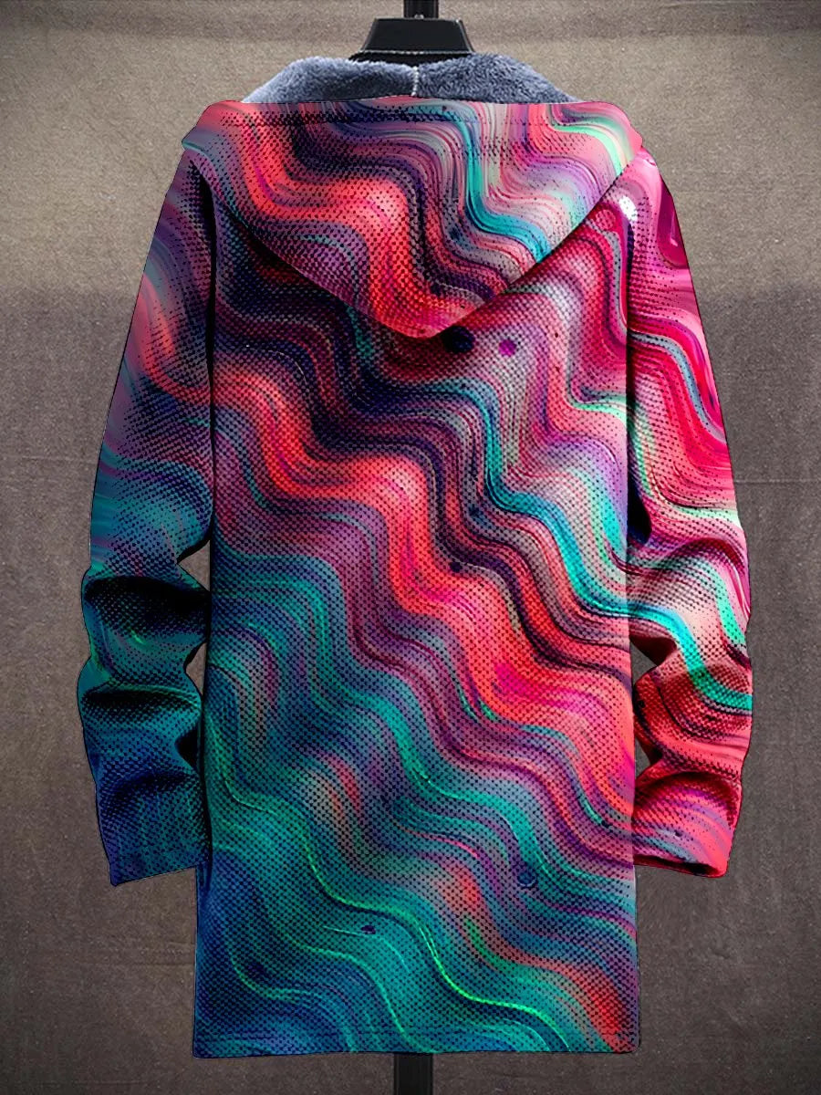 Rhiannon Abstract Art Coat – back