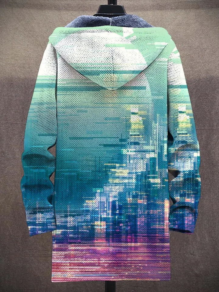 Bettina Watercolor Art Coat – back
