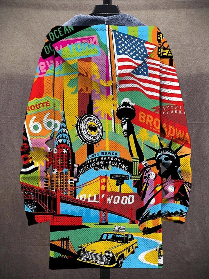 Anastasia Americana Art Coat – back