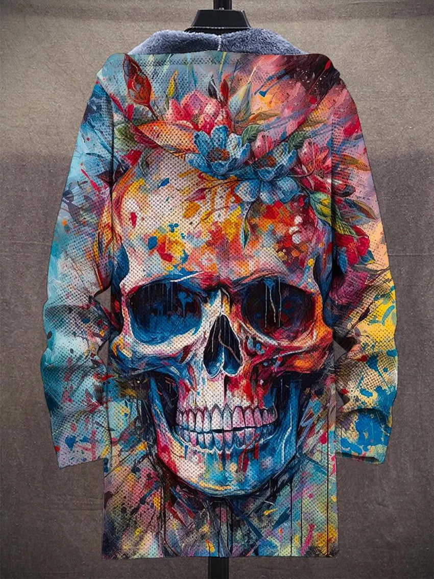Juliana Watercolor Art Coat – back