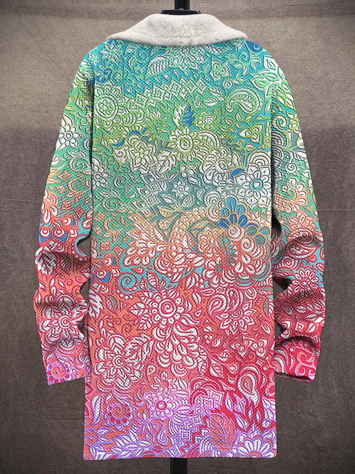 Ursula Watercolor Art Coat – back
