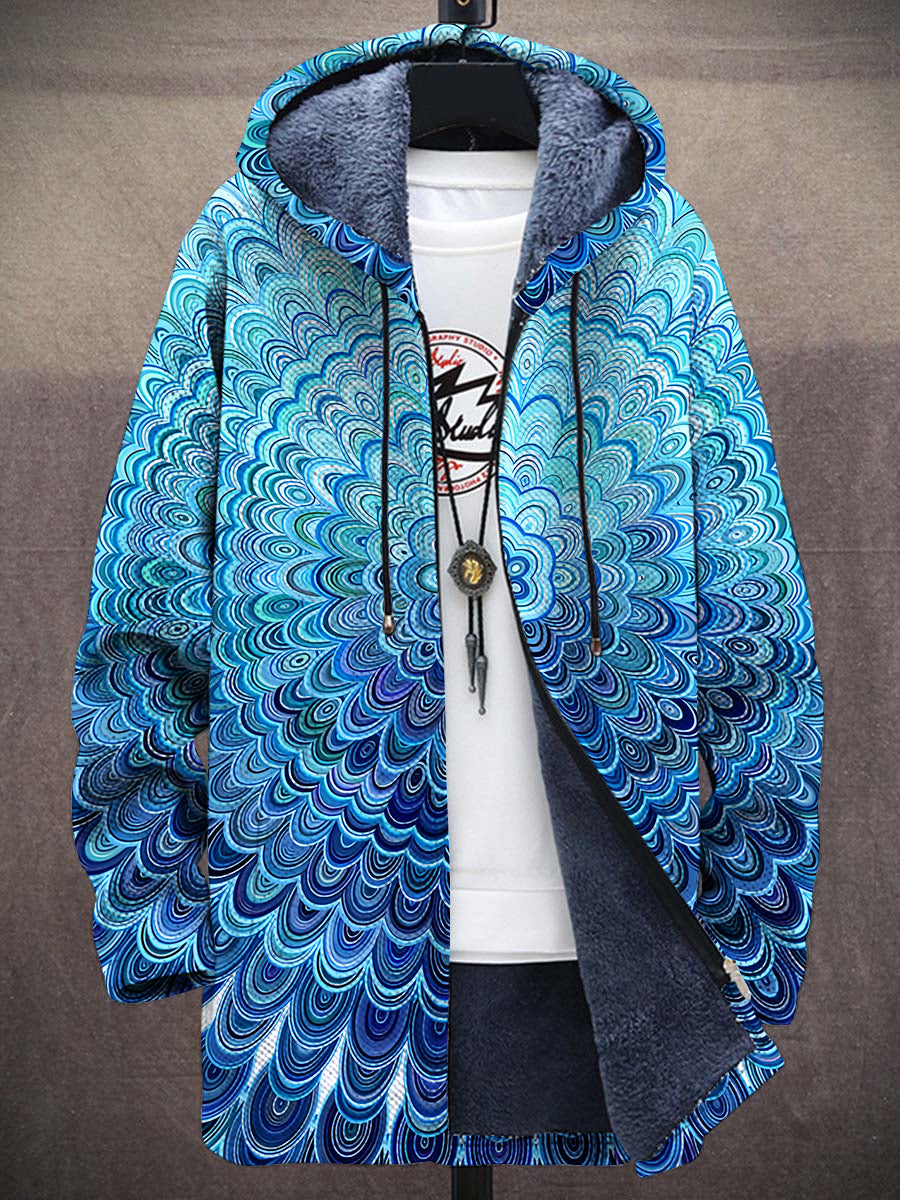 Lucasta Mandala Art Coat – front