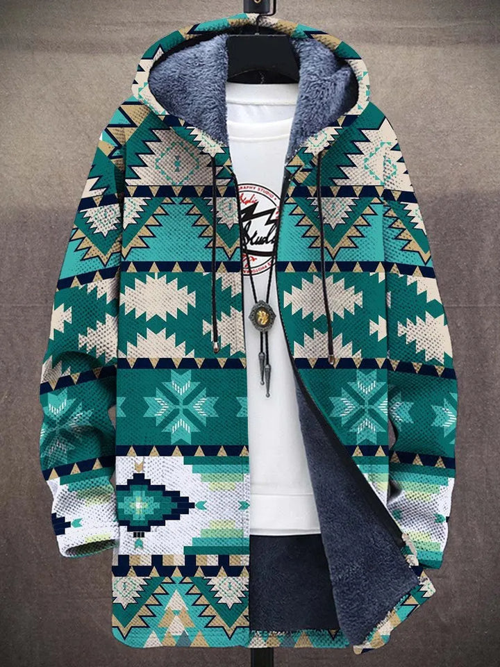 Margot Aztec Art Coat – front