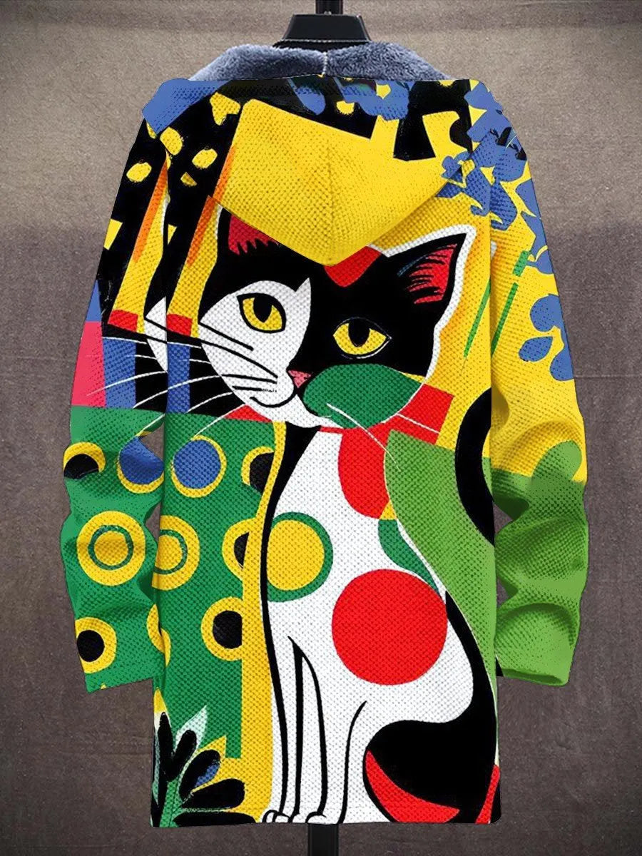Regina Cubist Art Coat – back