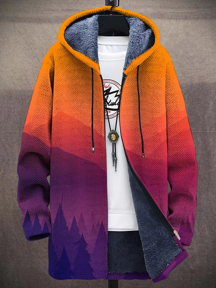 Katharine Sunset Art Coat – front