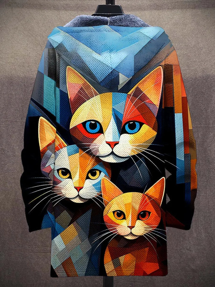 Lorna Cubist Art Coat – back