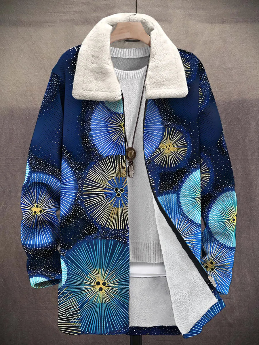 Greta Celestial Art Coat – front