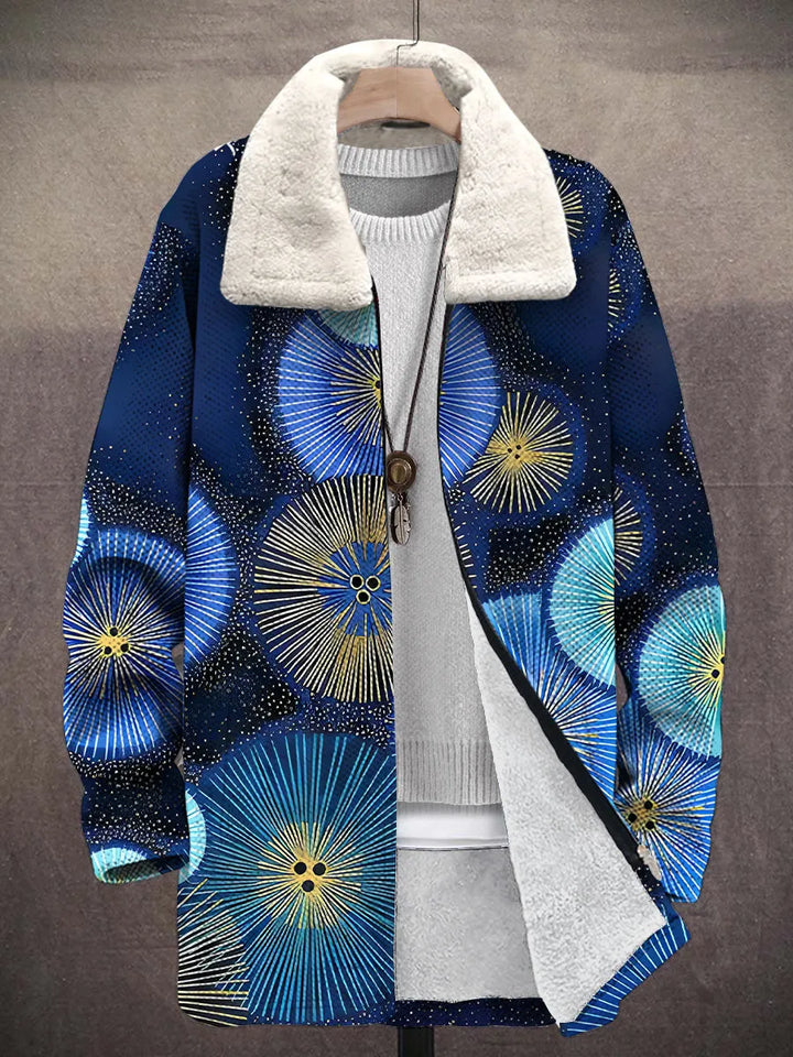 Greta Celestial Art Coat – front