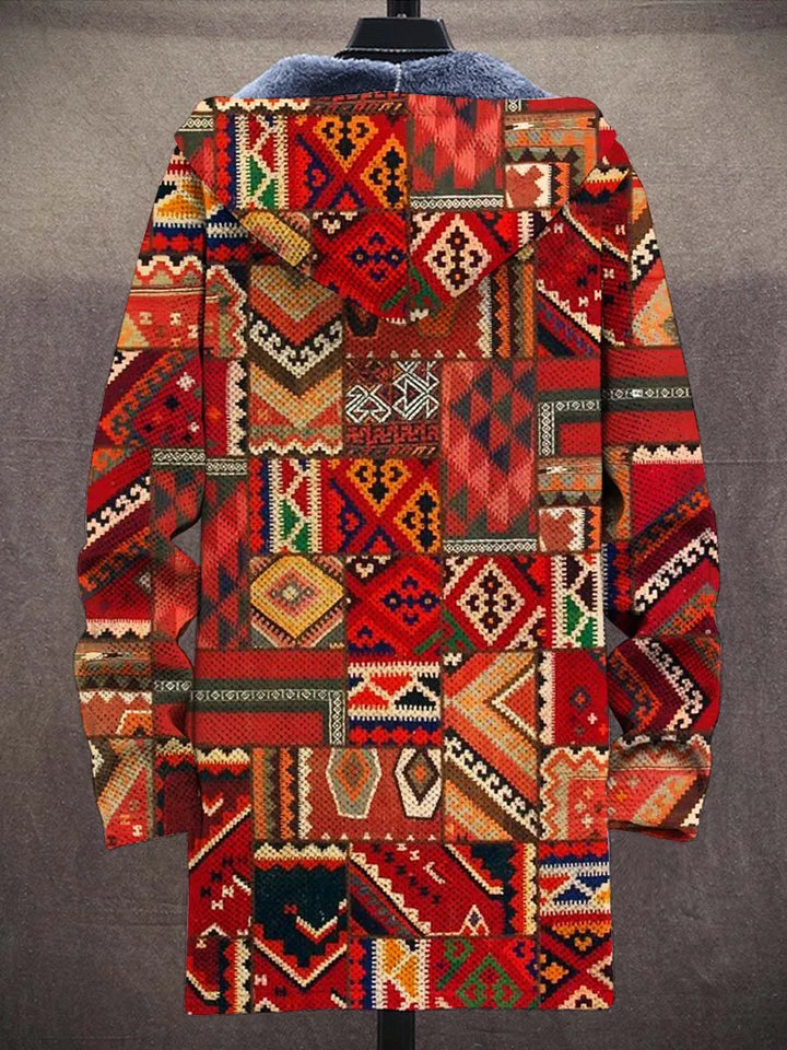 Alida Kilim Art Coat – back