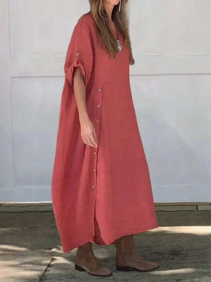 Islay | Luxe Linen Blend Dress