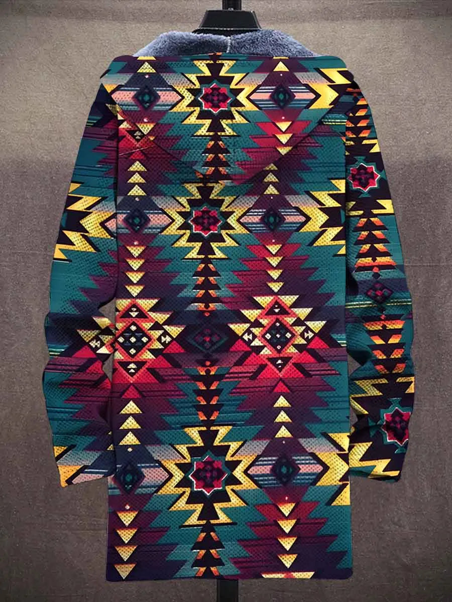 Dalia Aztec Art Coat – back