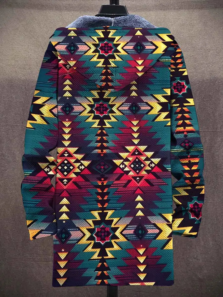 Dalia Aztec Art Coat – back
