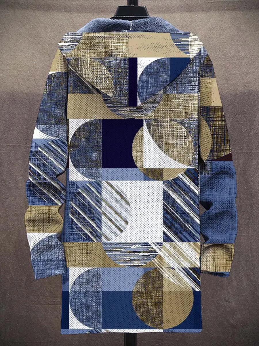 Lorena Geometric Art Coat – back