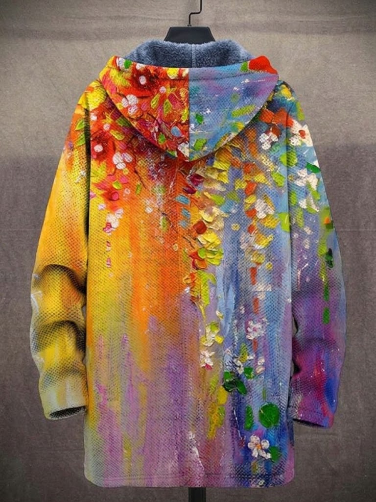 Zinnia Bohemian Art Coat