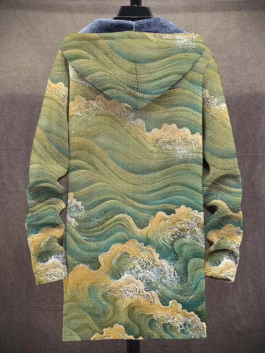 Minerva Ocean Art Coat – back
