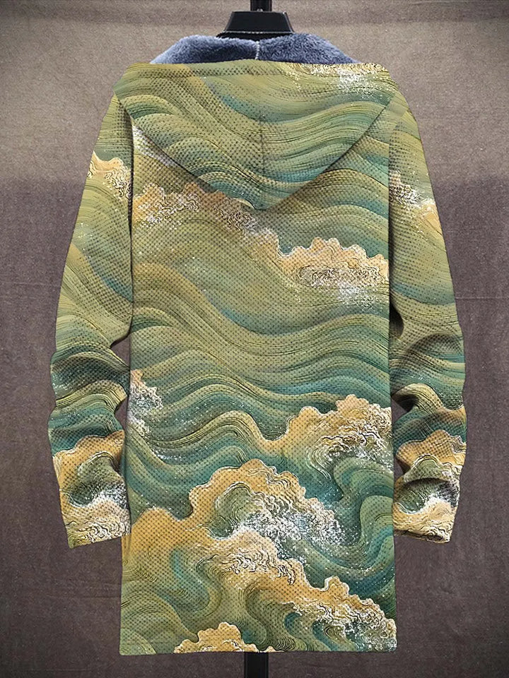 Minerva Ocean Art Coat – back