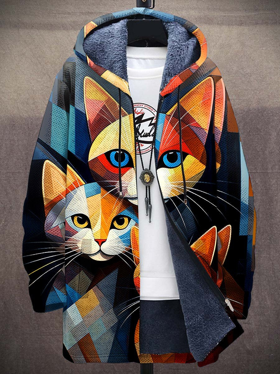 Lorna Cubist Art Coat – front