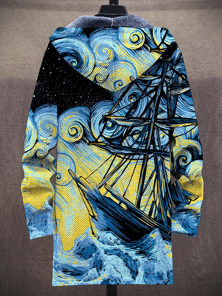 Leocadia Nautical Art Coat – back